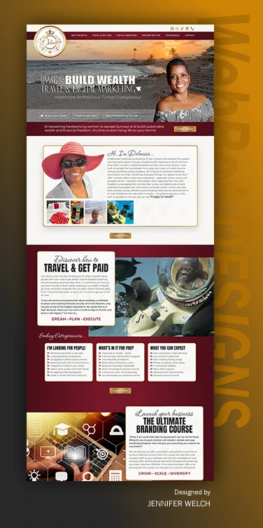 travel agent website