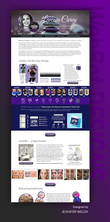 wedding venue landing page website