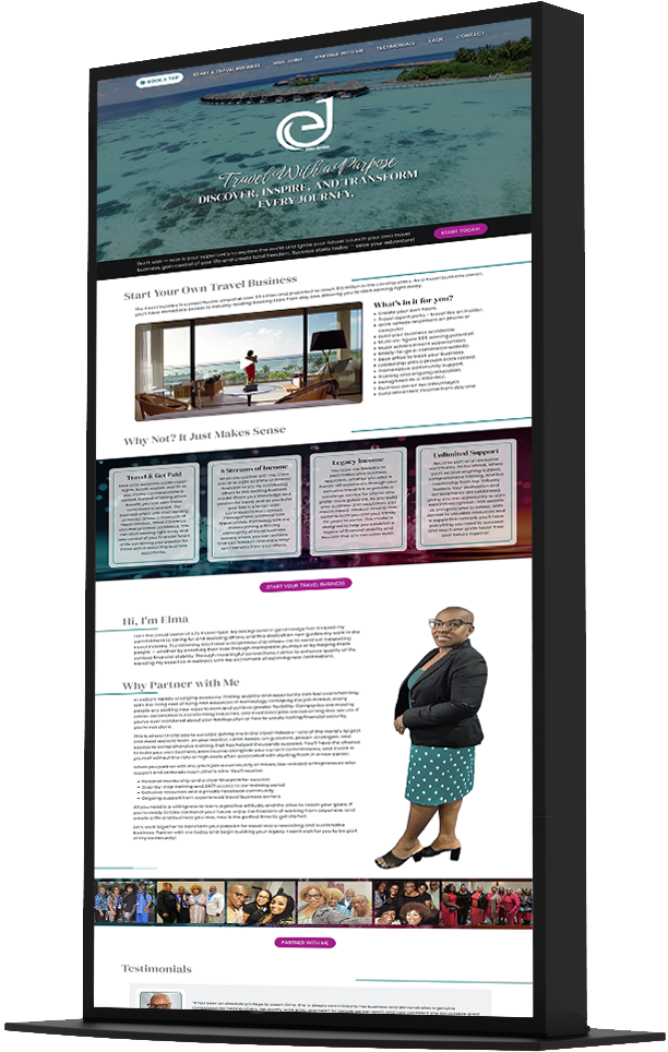 Travel Agent website