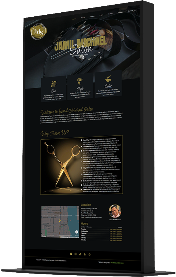 Hair Salon / Barber website