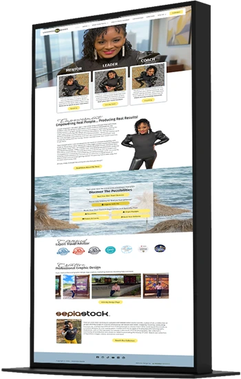 Graphic Designer & Coach website