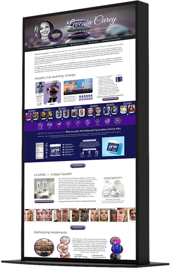 Wellness Practitioner website