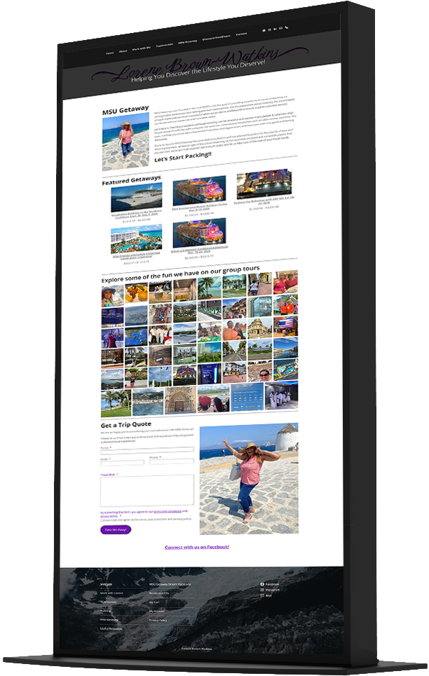 Motivational Speaker website