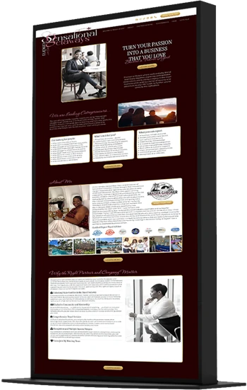 Travel Business Entrepreneur website