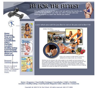 fitness website