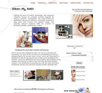 beauty products website